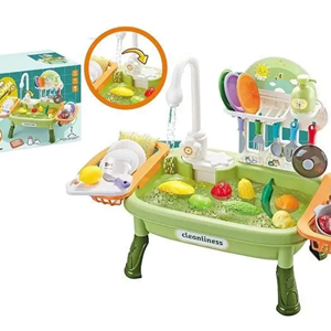 اسباب بازی سینک ظرفشویی پایه دار کودک Fun Kitchen Sink_اسباب بازی لوازم آشپزخانه